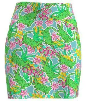 AB SPORT Women's Alligator Print Golf Skirt - ALLG