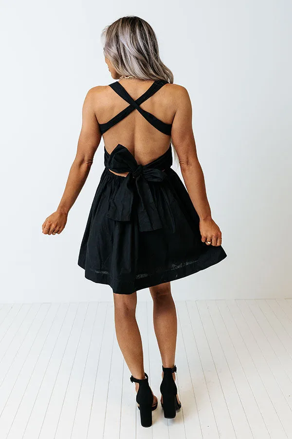 All The Allure Smocked Dress In Black