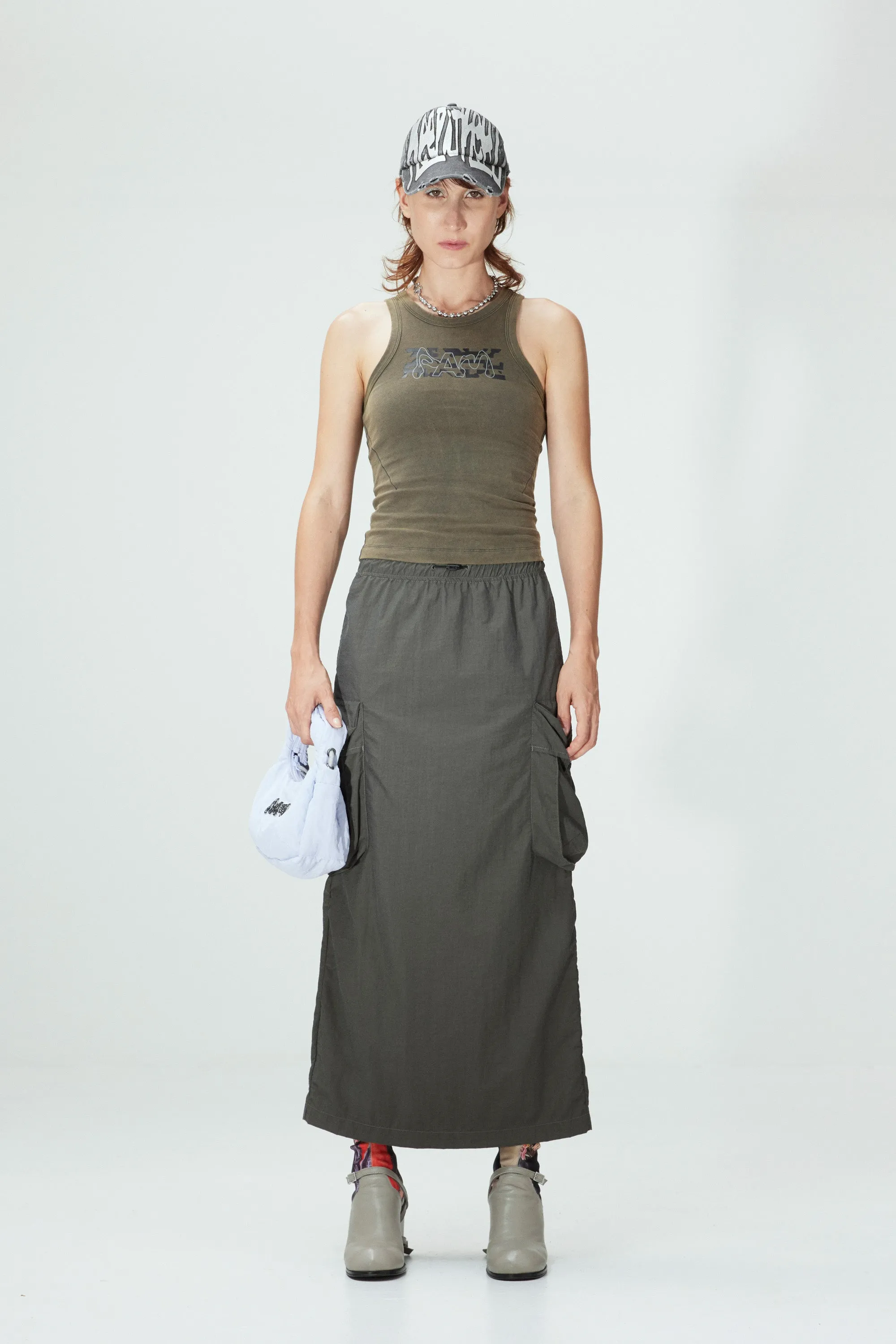 GHOST CARGO MAXI SKIRT