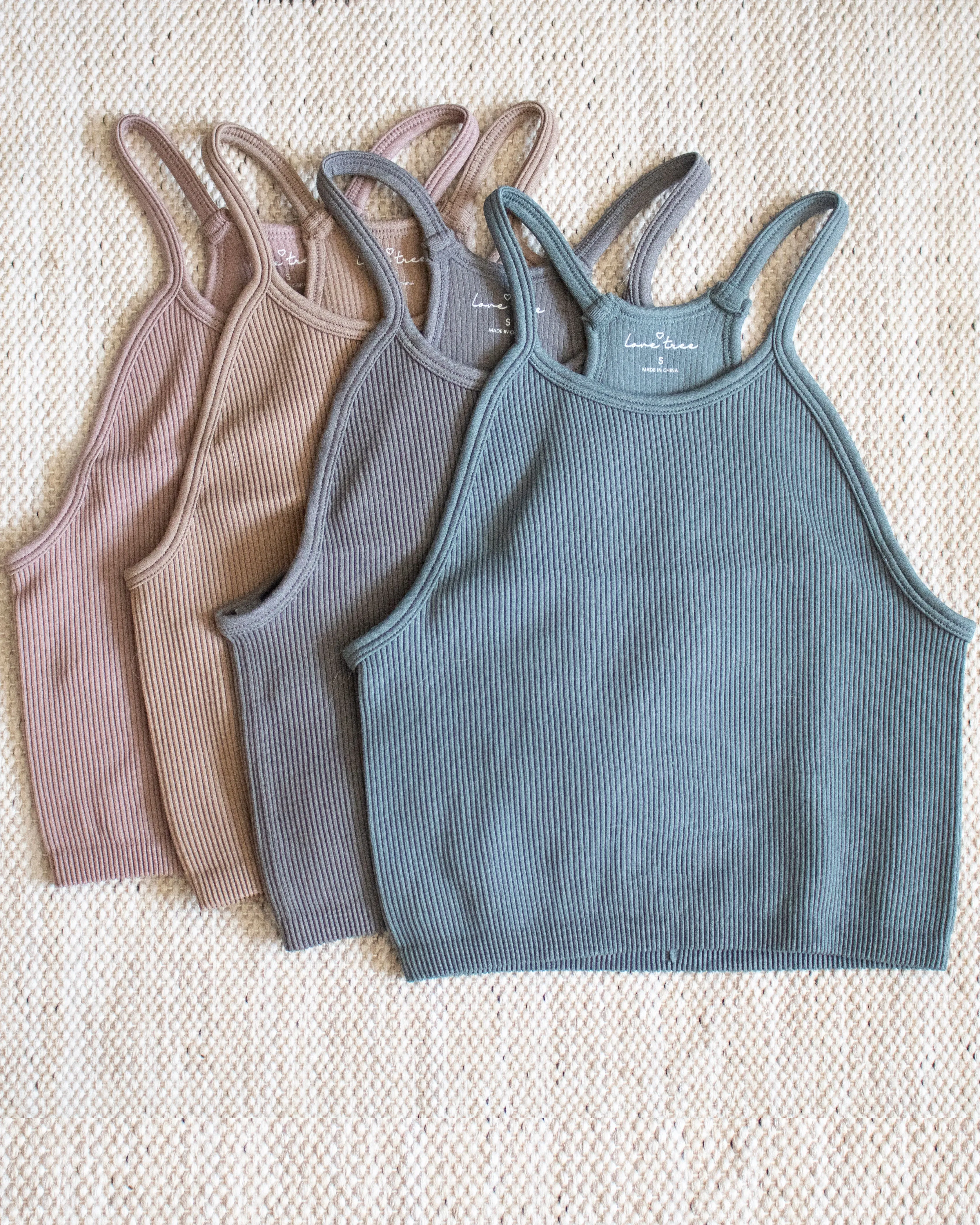 Halter Ribbed Top