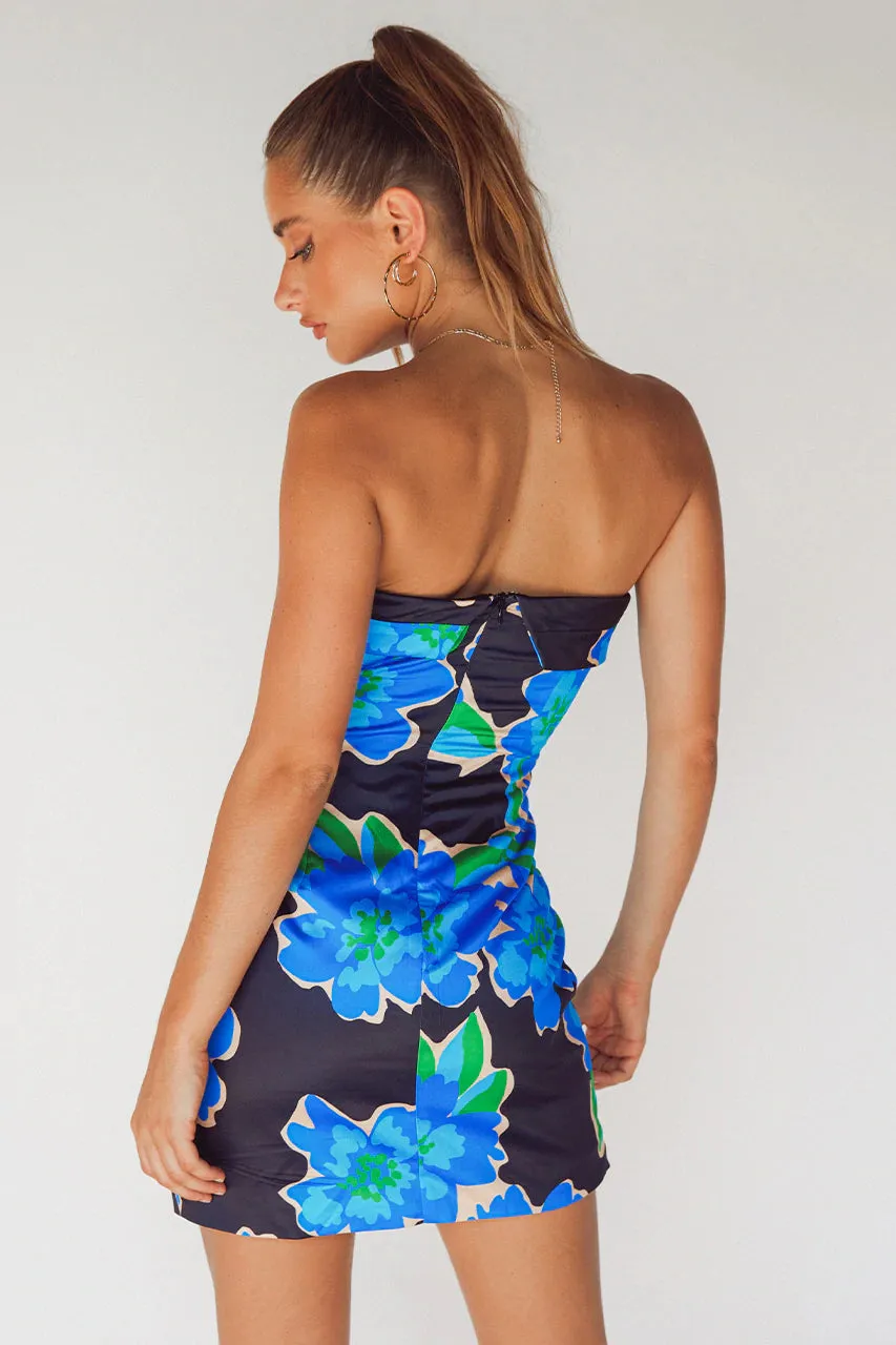 JADE STRAPLESS MINI DRESS
