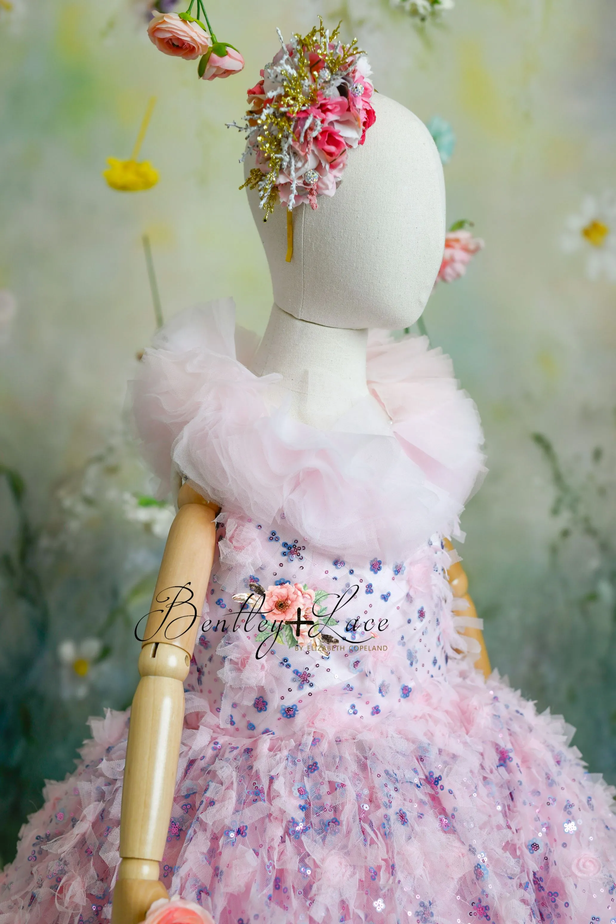 "Cupcake Sprinkle" -   Floor length ( 8 Year - Petite 9 Year)