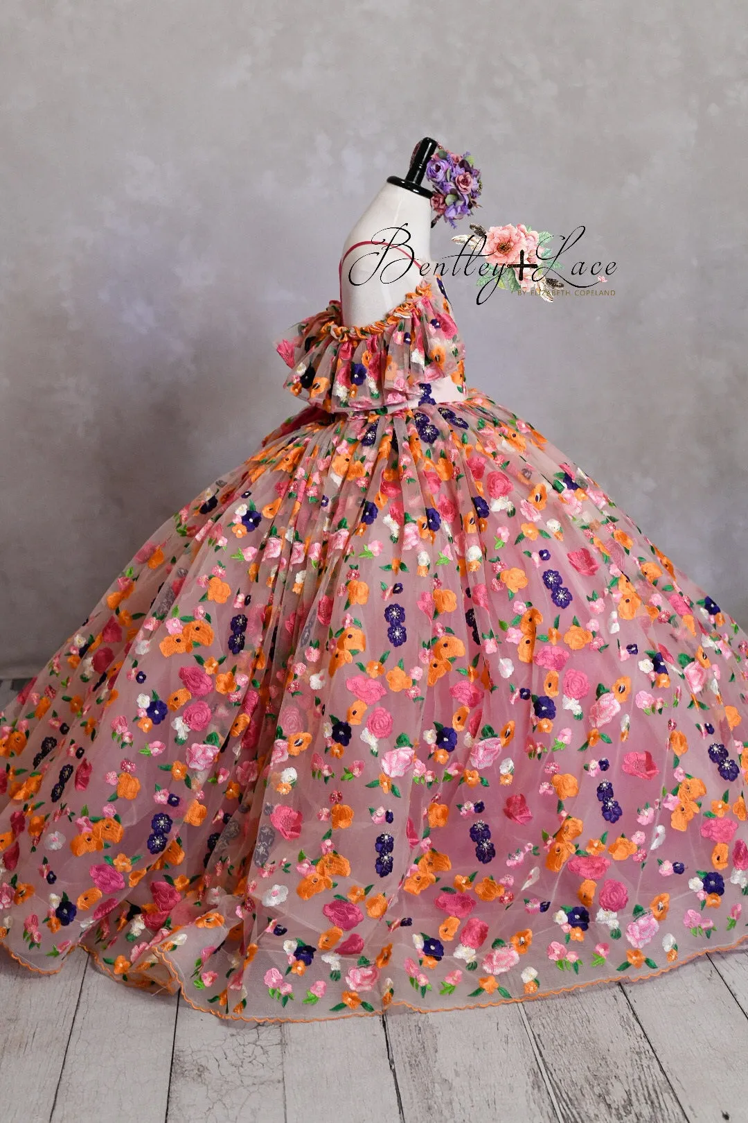 Retired rental - ec "Enchanted" -  Floor Length Dress ( 5 Year - Petite 6 Year)
