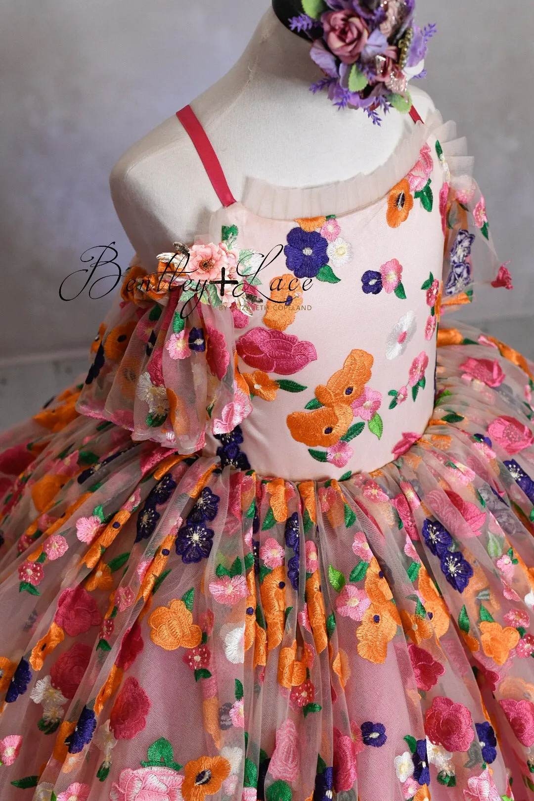 Retired rental - ec "Enchanted" -  Floor Length Dress ( 5 Year - Petite 6 Year)