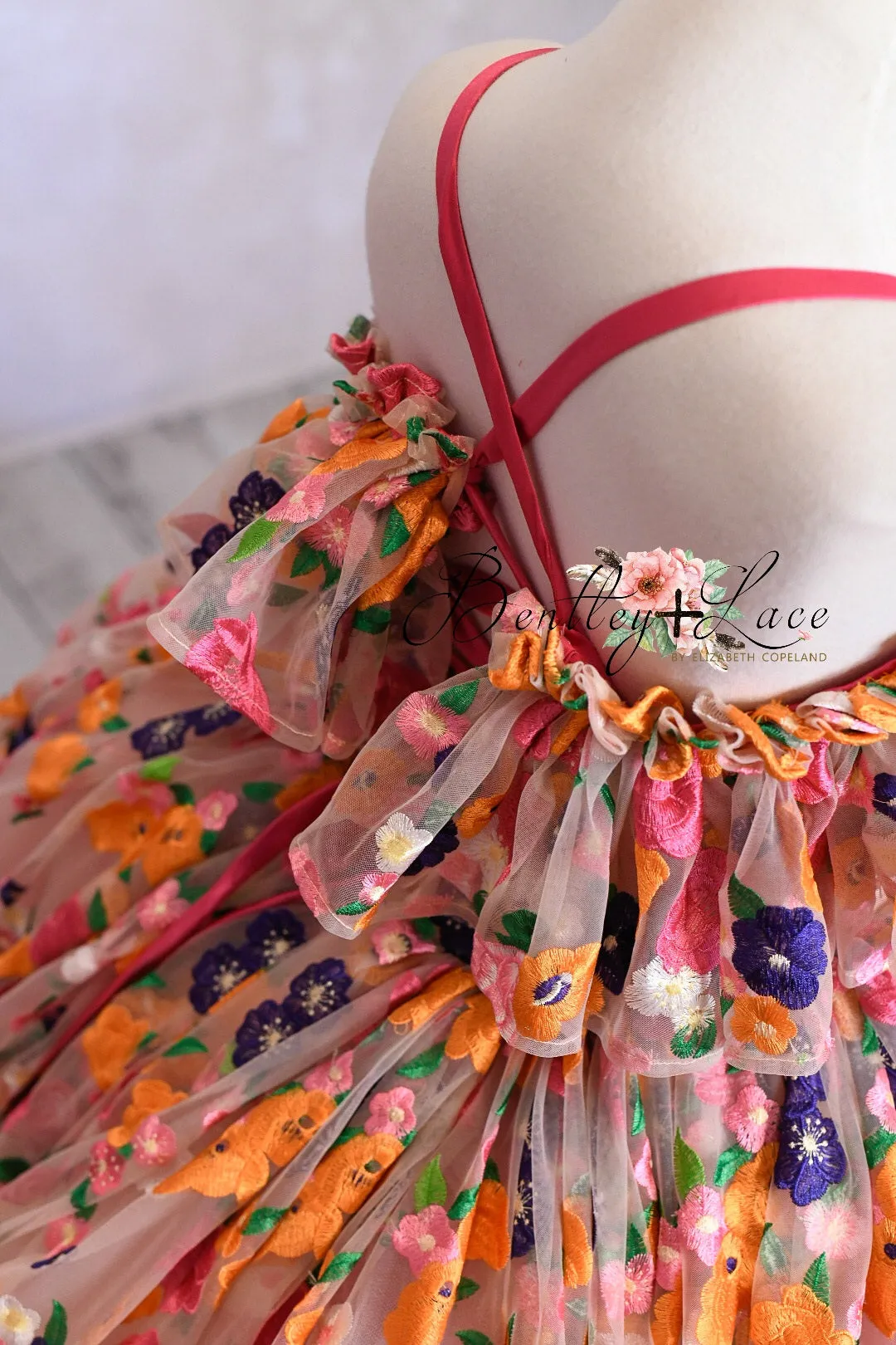 Retired rental - ec "Enchanted" -  Floor Length Dress ( 5 Year - Petite 6 Year)