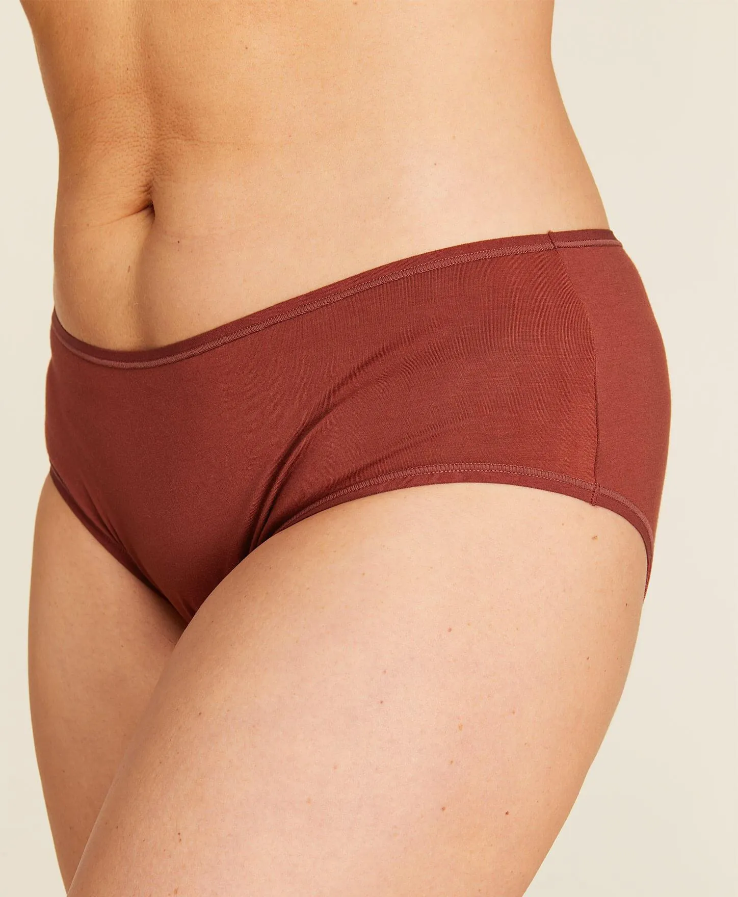 The Brief Panty - Rayon - Deep Terracotta