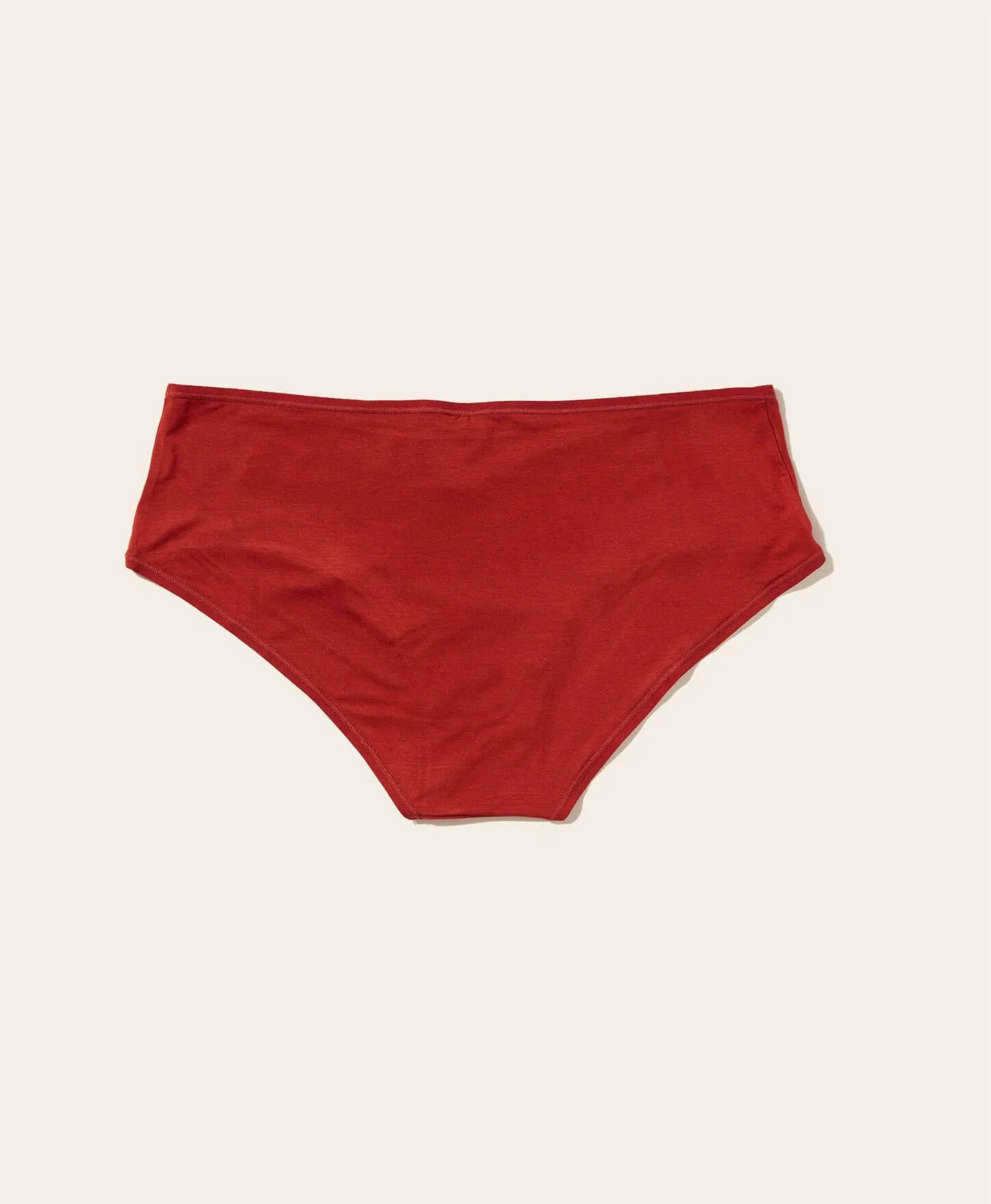 The Brief Panty - Rayon - Deep Terracotta