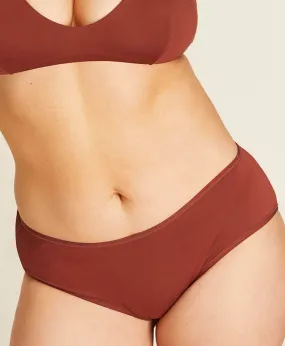 The Brief Panty - Rayon - Deep Terracotta